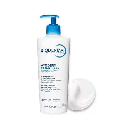 Bioderma Atoderm Crème Ultra Hydratante Ultra-nourrissante 500ml - Univers Pharmacie