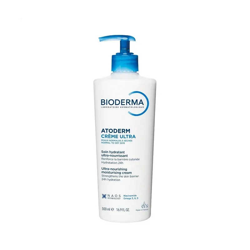 Bioderma Atoderm Crème Ultra Hydratante Ultra-nourrissante 500ml - Univers Pharmacie