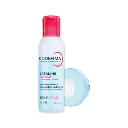 Bioderma Créaline H2O Yeux Biphase Micellaire 125ml - Univers Pharmacie