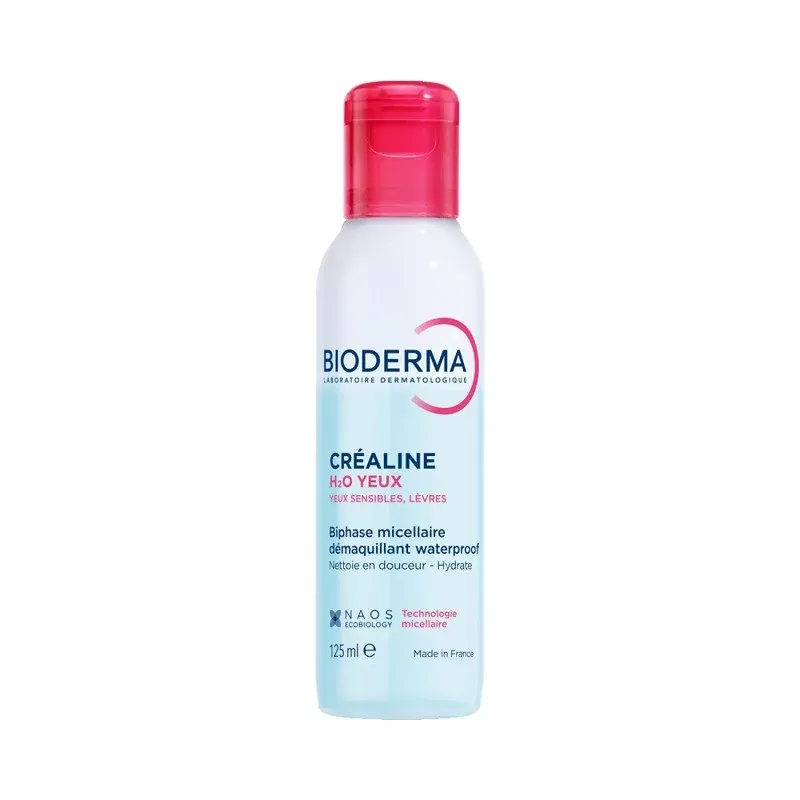 Bioderma Créaline H2O Yeux Biphase Micellaire 125ml - Univers Pharmacie