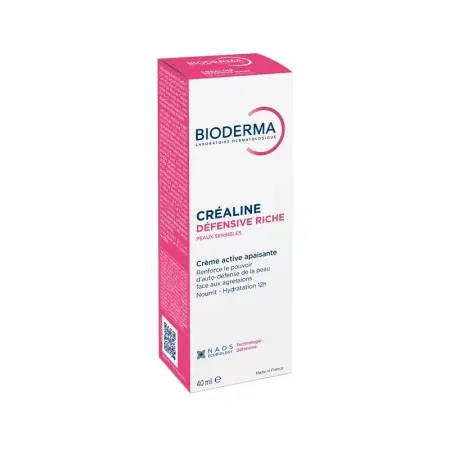 Bioderma Créaline Défense Riche Crème Active Apaisante 40ml - Univers Pharmacie