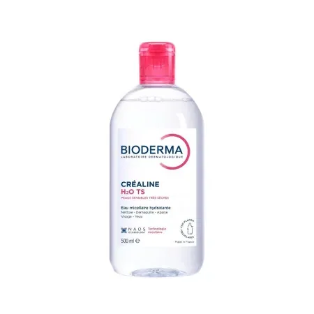 Bioderma Créaline H2O TS Eau Micellaire Démaquillante 500ml - Univers Pharmacie