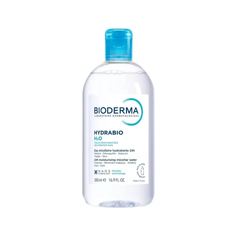 Bioderma Hydrabio H2O Eau Micellaire Démaquillante 500ml - Univers Pharmacie