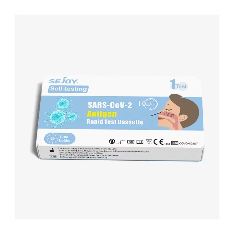 Sejoy Self-Testing SARS-CoV-2 Antigène-Test Autotest Covid Kit de Détection Sejoy Self-Testing SARS-CoV-2 Antigène-Test Autotest Covid Kit de Détection