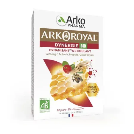 Arkopharma ArkoRoyal Dynergie Bio 20 ampoules - Univers Pharmacie