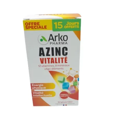 Arkopharma Azinc Vitalité 150 gélules