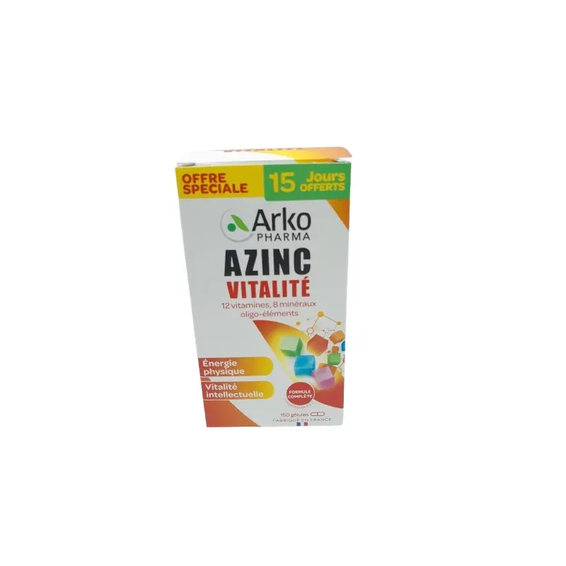 Arkopharma Azinc Vitalité 150 gélules Arkopharma Azinc Vitalité 150 gélules