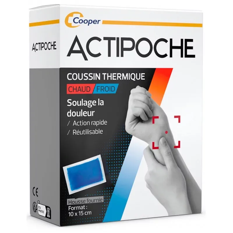 Actipoche Coussin Thermique Chaud/Froid 10X15cm - Univers Pharmacie Actipoche Coussin Thermique Chaud/Froid 10X15cm - Univers Pharmacie