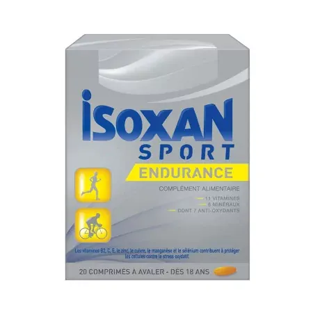 Isoxan Sport Endurance 20 comprimés - Univers Pharmacie