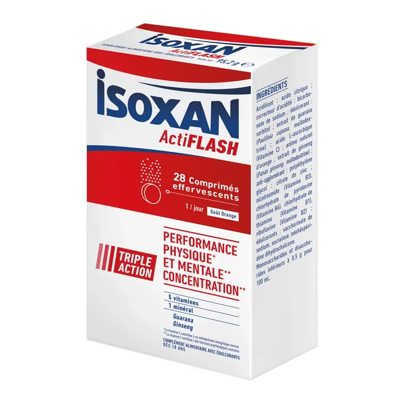Isoxan ActiFlash Triple Action 28 comprimés effervescents