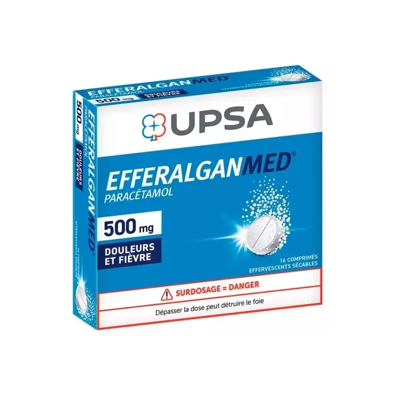 Efferalganmed 500mg 16 comprimés effervescents - Univers Pharmacie Efferalganmed 500mg 16 comprimés effervescents - Univers Pharmacie