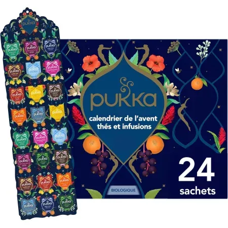 Pukka Calendrier de l'Avent Thés & Infusions 24 sachets - Univers Pharmacie