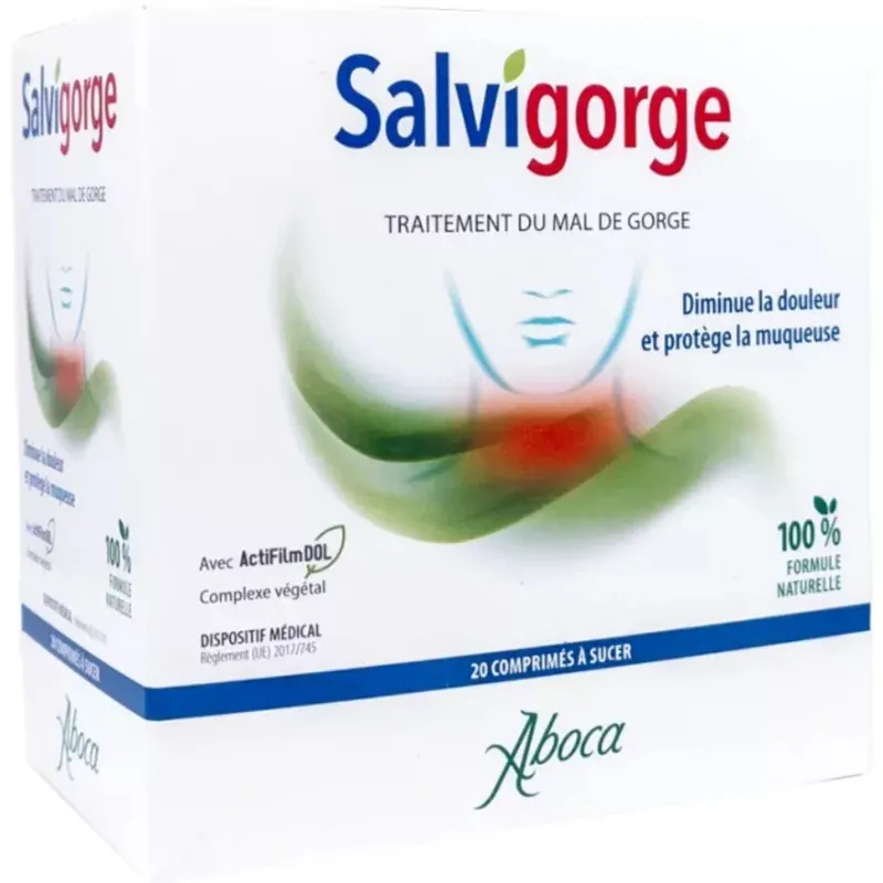 Aboca Salvigorge 20 comprimés à sucer - Univers Pharmacie