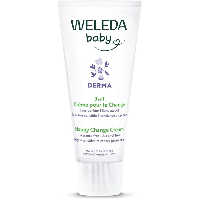 Weleda Derma 3-en-1 Crème pour le Change 50ml - Univers Pharmacie