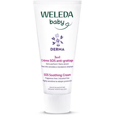 Weleda Baby Derma 3-en-1 Crème SOS anti-grattage 50ml - Univers Pharmacie