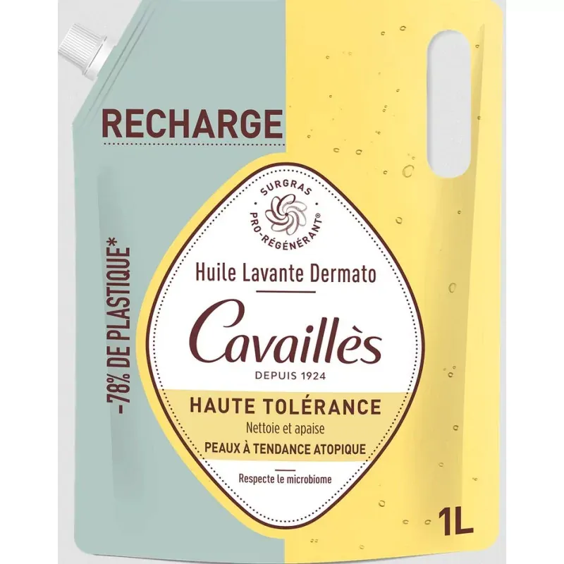 Cavaillès Recharge Huile Lavante Dermato 1L - Univers Pharmacie