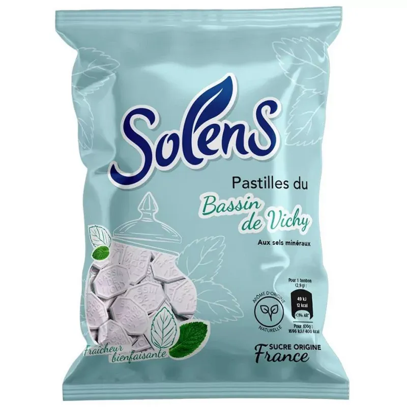 Solens Pastilles du Bassin de Vichy 110g - Univers Pharmacie