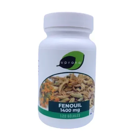 Uprana Fenouil 1400mg 120 gélules - Univers Pharmacie