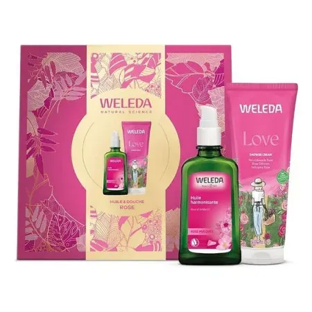 Weleda Coffret Huile & Douche Rose - Univers Pharmacie