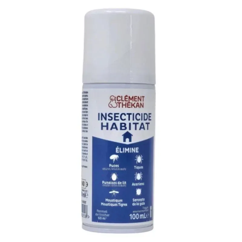 Clément Thékan Insecticide Habitat Spray 100ml - Univers Pharmacie