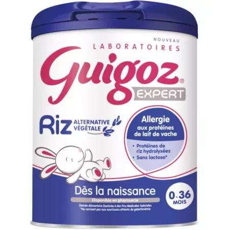 Guigoz Expert Riz Dès la Naissance 0-36mois 800g - Univers Pharmacie