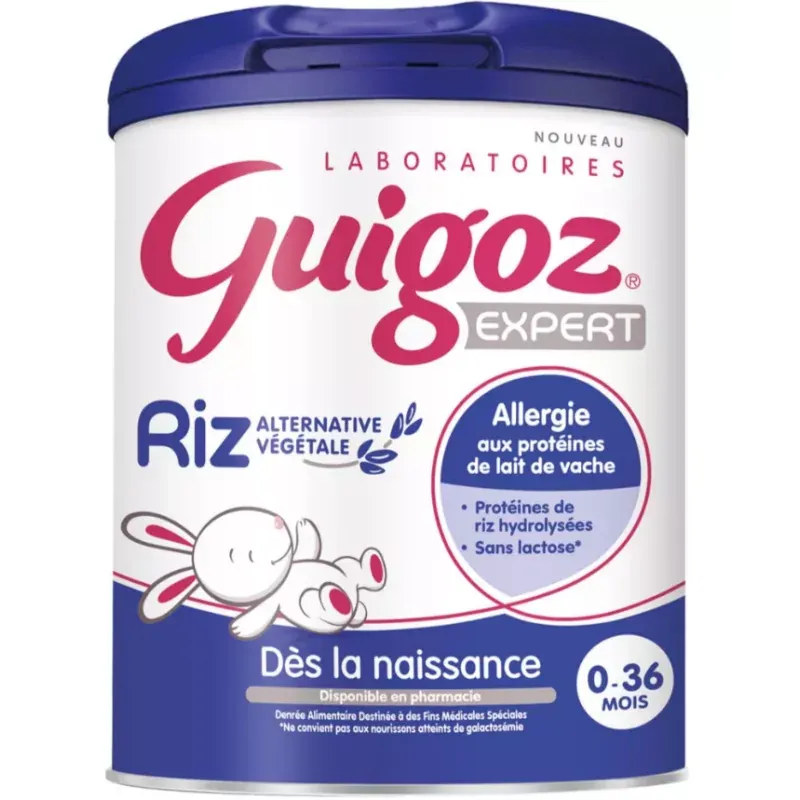 Guigoz Expert Riz Dès la Naissance 0-36mois 800g - Univers Pharmacie