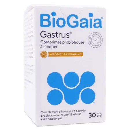 BioGaia Gastrus 30 Comprimés - Univers Pharmacie
