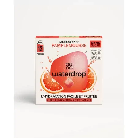 Waterdrop Microdrinks Pamplemousse sans sucre 12 portions - Univers Pharmacie