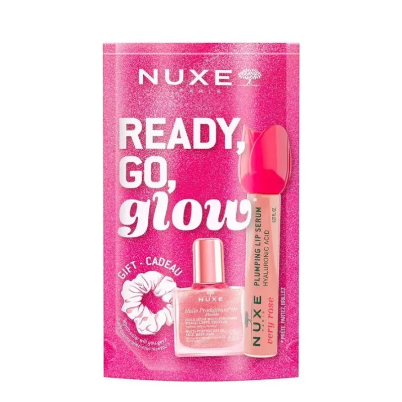 Nuxe Ready, Go, Glow Rose pochette cadeau - Univers Pharmacie