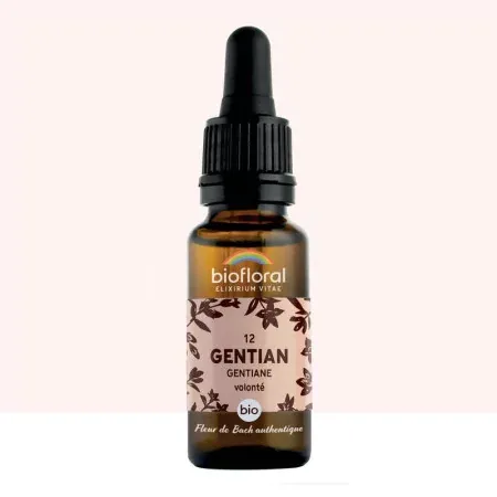 Biofloral N°12 Gentiane Bio Volonté 20ml - Univers Pharmacie