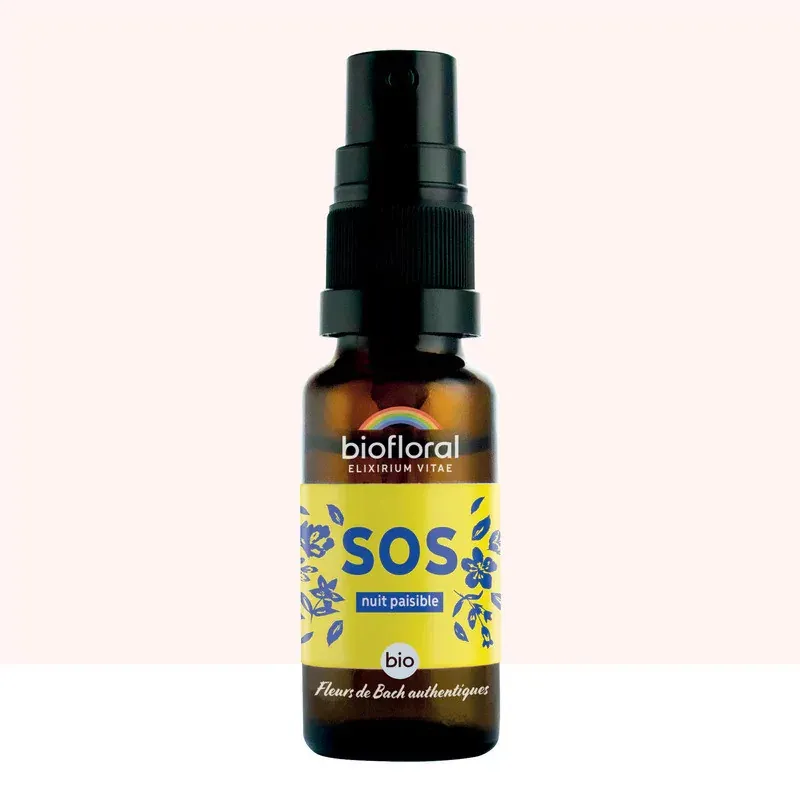 Biofloral SOS Nuit Paisible Bio Spray 20ml - Univers Pharmacie