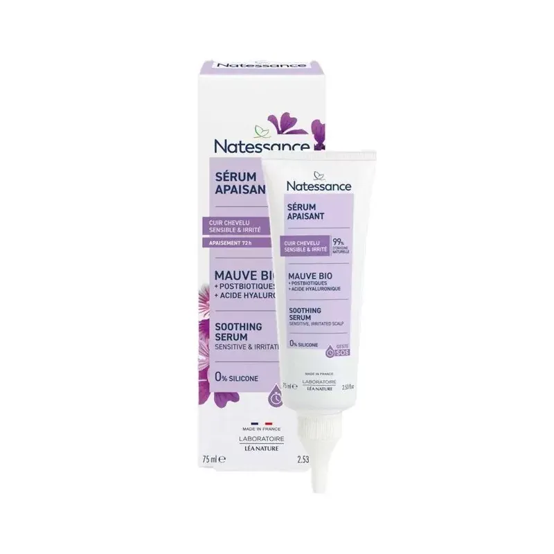 Natessance Sérum Apaisant Cuir Chevelu Sensible 75ml - Univers Pharmacie