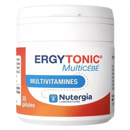 Ergytonic Multicébé Multivitamines 30 gélules - Univers Pharmacie