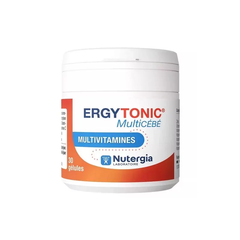 Ergytonic Multicébé Multivitamines 30 gélules - Univers Pharmacie