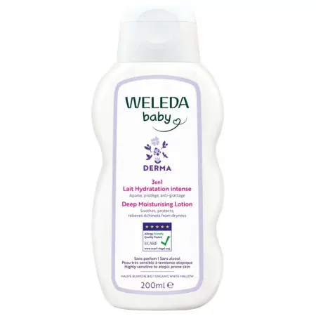 Weleda Baby Derma Lait Hydratation Intense 3en1 200ml - Univers Pharmacie