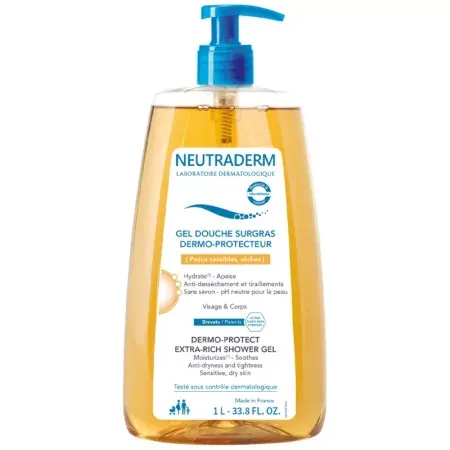 Neutraderm Gel Douche Surgras Dermo-protecteur 1L - Univers Pharmacie