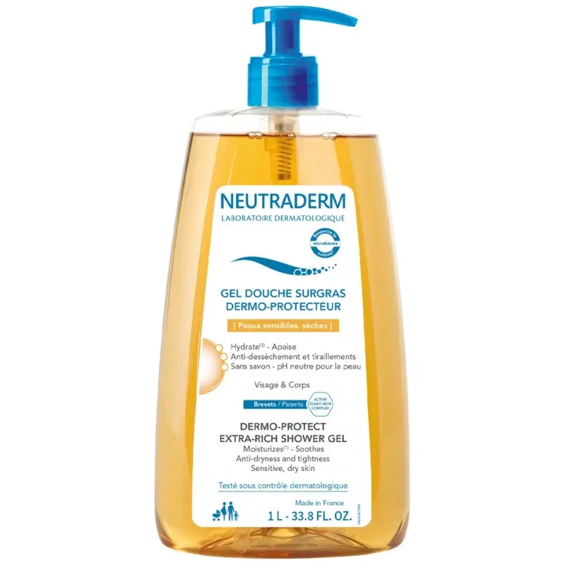 Neutraderm Gel Douche Surgras Dermo-protecteur 1L - Univers Pharmacie