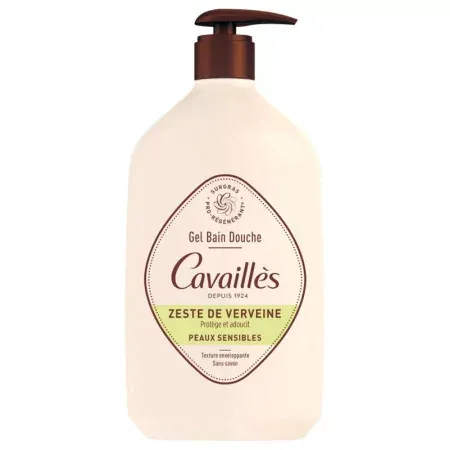 Cavaillès Gel Bain Douche Zeste de Verveine 1L - Univers Pharmacie