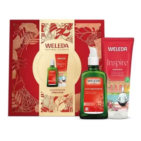 Weleda Coffret Huile & Douche Grenade  - Univers Pharmacie