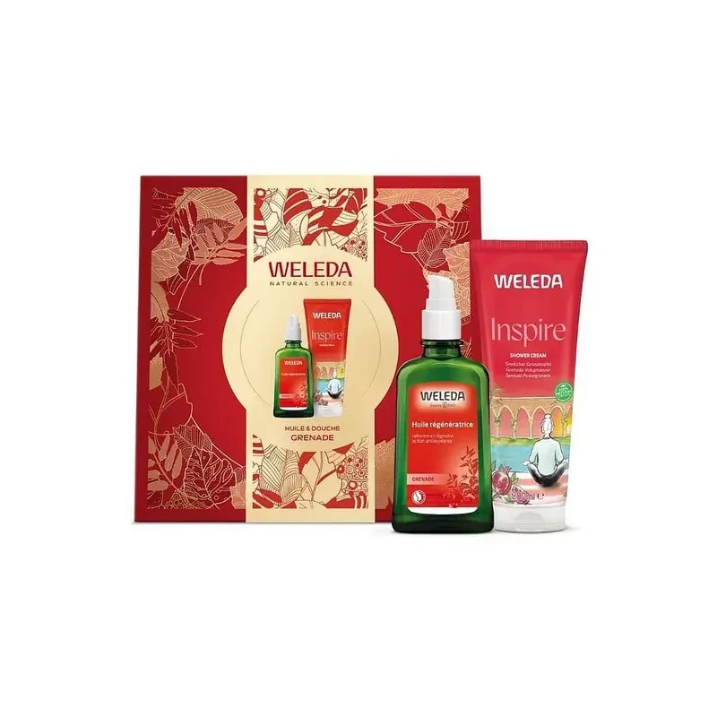 Weleda Coffret Huile & Douche Grenade  - Univers Pharmacie