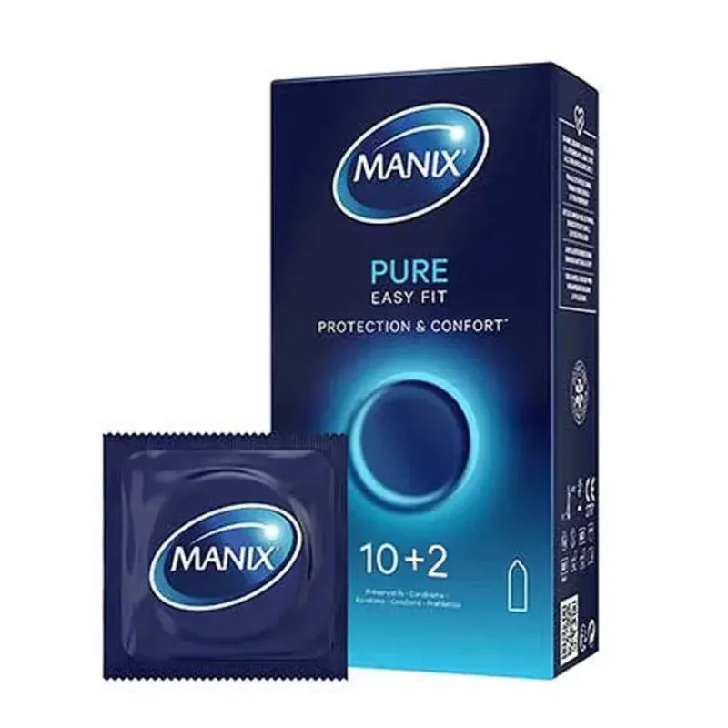 Manix Pure Easy Fit 10+2 préservatifs - Univers Pharmacie