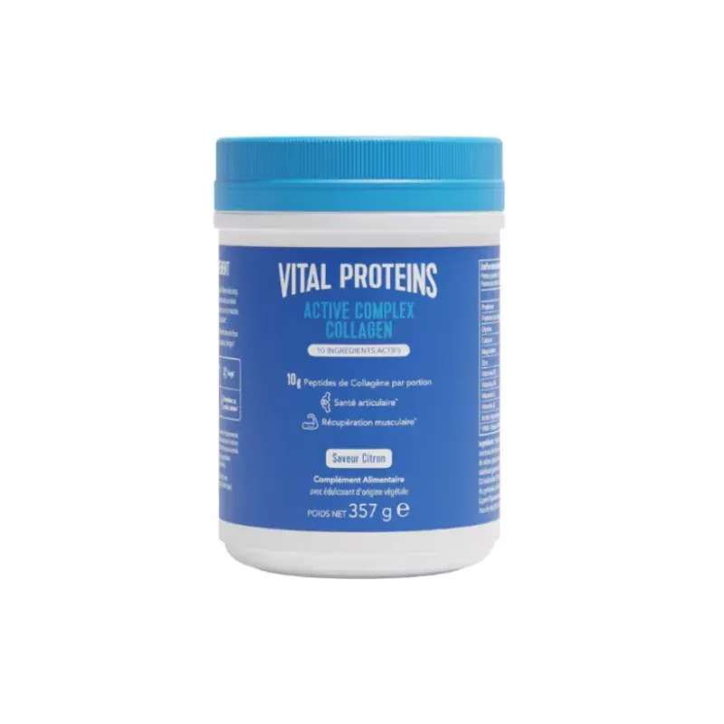 Vital Proteins Active Complex Collagen Saveur Citron 357g - Univers Pharmacie