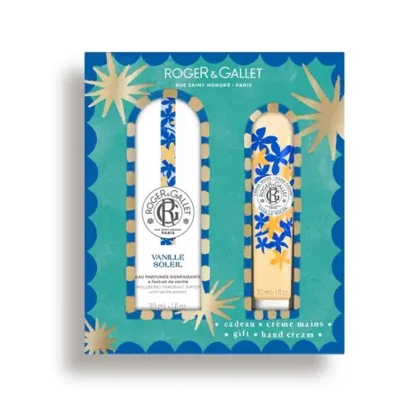 Roger&Gallet Coffret Vanille Soleil Eau Parfumée + Crème Mains - Univers Pharmacie