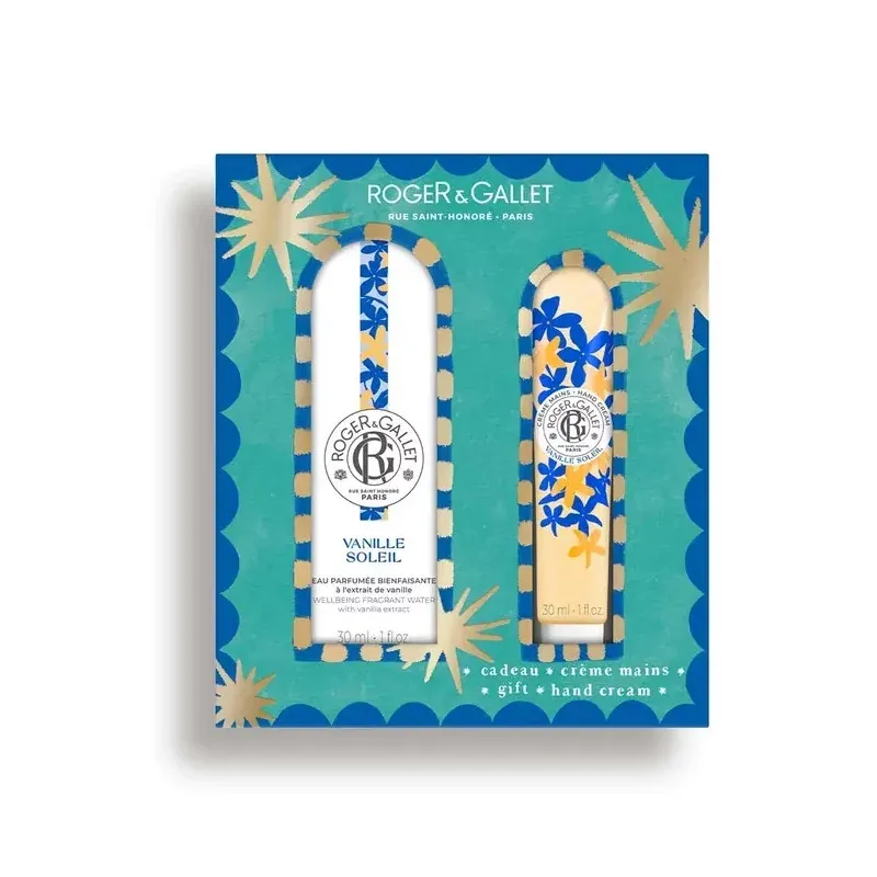 Roger&Gallet Coffret Vanille Soleil Eau Parfumée + Crème Mains - Univers Pharmacie