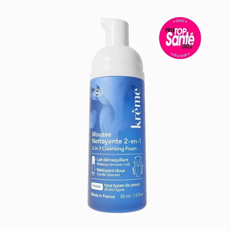 Krème Mousse Nettoyante 2-en-1 50ml - Univers Pharmacie