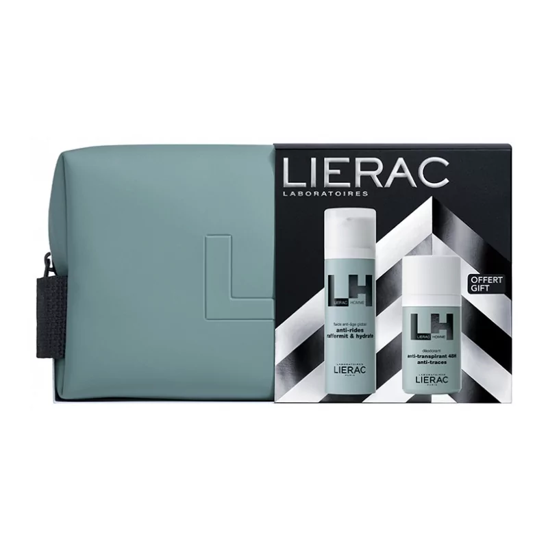 Lierac Homme Coffret Fluide Anti-âge Global + Déodorant + Anti-transpirant