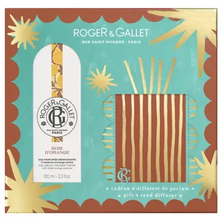 Roger&Gallet Coffret Eau Parfumée + Diffuseur de Parfum Bois d'Orange - Univers Pharmacie