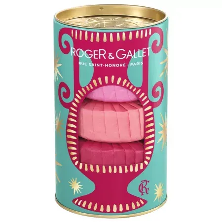 Roger&Gallet Coffret 3 Savons Bienfaisants Fleur de Figuier Gingembre Rouge Rose - Univers Pharmacie