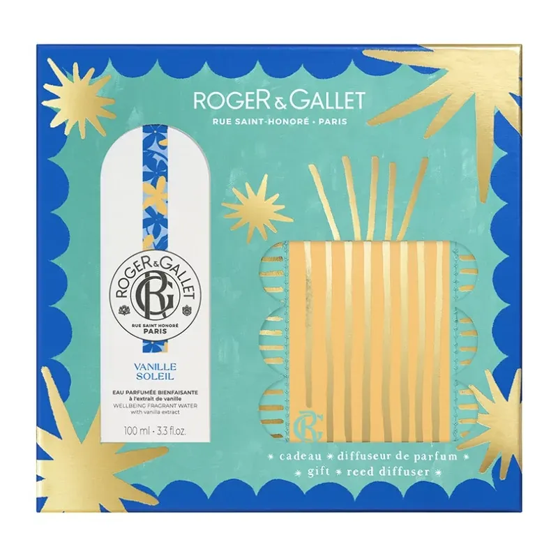 Roger&Gallet Coffret Eau Parfumée + Diffuseur de Parfum Vanille Soleil - Univers Pharmacie