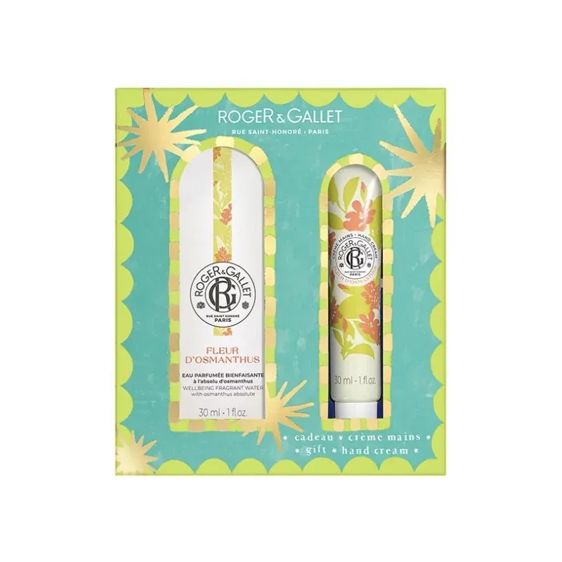 Roger&Gallet Coffret Fleur d'Osmanthus Eau Parfumée + Crème Mains - Univers Pharmacie